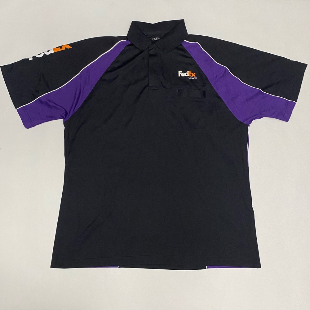 FedEx Ground Uniform Short Sleeve Polo Shirt Mens XL